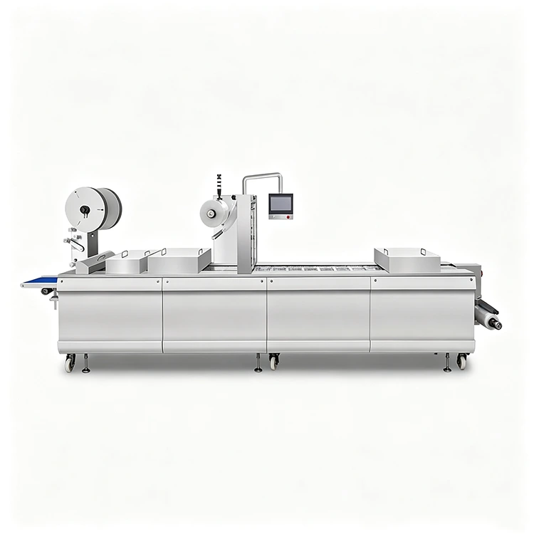 Automatic Double Sided Aluminum Film Thermoforming Machine
