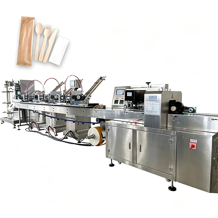Automatic Napkin and Knife Fork Spoon Packing Machine