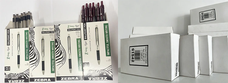 ZEBRA pen company---Many different kinds of pen as packing in box as requirements.